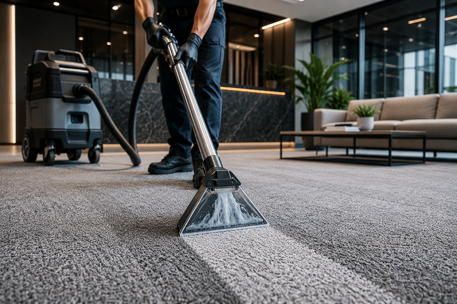 A spotless workspace means a productive team.