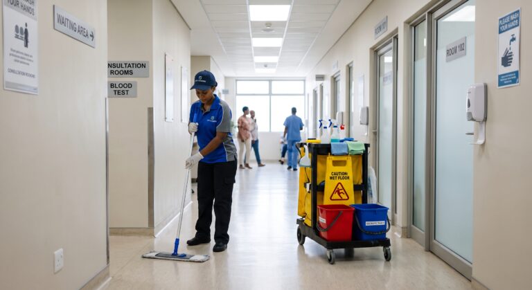 medical centre cleaning