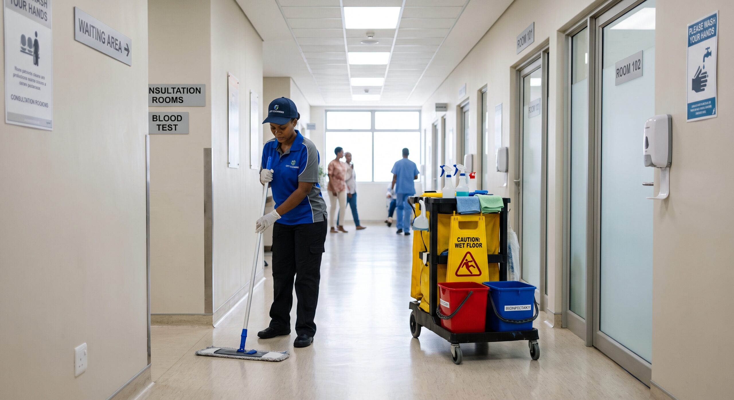 medical centre cleaning